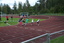 Tyttöjen ja poikien 9-vuotiaiden 4 x 400 m startissa.