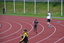 P15 4 x 100 m. Sisu Ukkonen JuvU:n aloittajana.