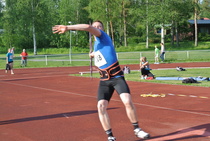 Saku Auvinen heitti keihäsennätyksensä 58,11.