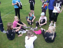 9-vuotiaiden sukkulaviestijoukkue oli voittoisa Ristiinan piirihuipentumassa.