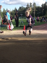 Heidi Ahosen tyylinäyte pituudessa.