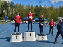 Veikko Suikki sai keihään talviSM-kisoissa pronssia P15-sarjassa.