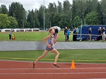 15-vuotiaiden SM-kilpailuissa Lempäälässä Silja Jäntti oli 800 metrillä sijalla 22.