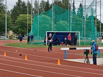 Veikko Suikki oli keihäässä SM-viitonen.