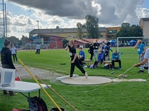 Veikko Suikki toi finaalissa JuvU:n ainoan palkintopallipaikan voittamalla M15 kuulan.