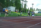 P11 100 metriä voitti Haukivuoren Kisailijoiden Jarmo Eromäki.