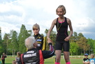 T13 60 m. 1. Vilma Ukkonen, 2. Iiris Kosunen.