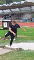 Veeti Hietalahti voitti juniorien piirinmestaruuden kuulassa.