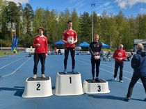 Veikko Suikki sai keihään talviSM-kisoissa pronssia P15-sarjassa.